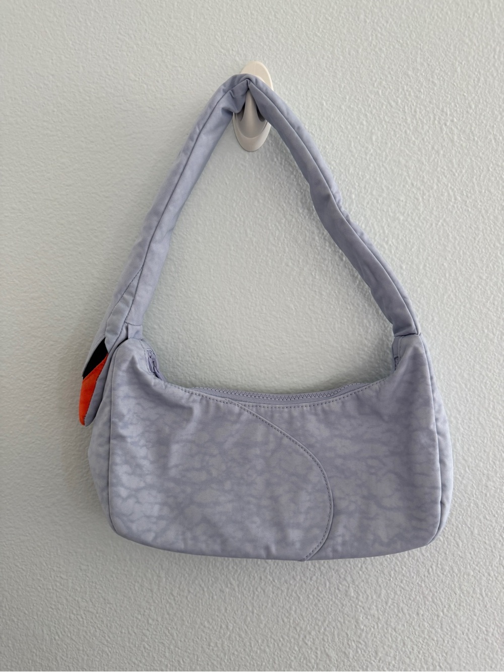 NWT BAGGU Swan Shoulder Bag in Lavender Grey - Picture 3 of 5